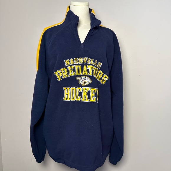 NHL | Jackets & Coats | Euc Nashville Predators Hockey Fleece Jacket ...
